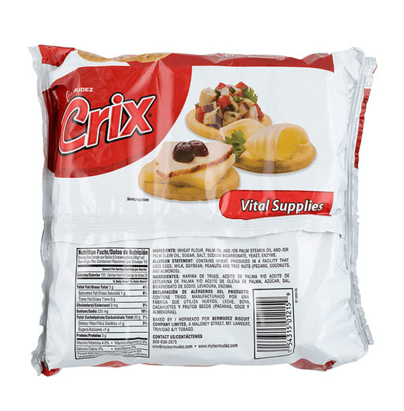 Crix Original Crackers - #1 Gourmet Trini Crackers - Jacobs