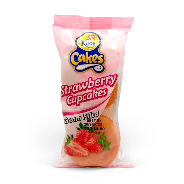 Kiss Strawberry Cupcakes