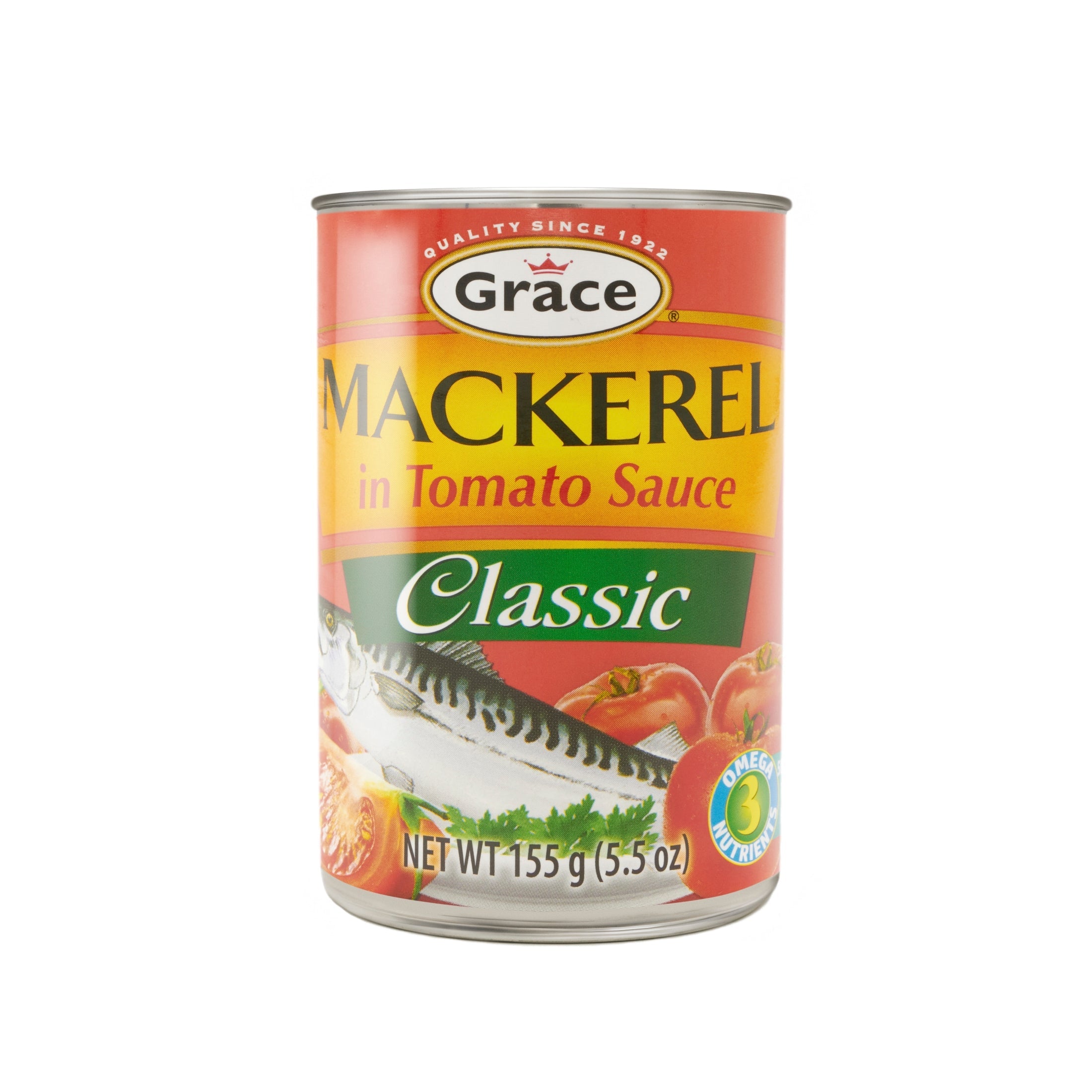 Grace Classic Mackerel in Tomato Sauce 5.5oz