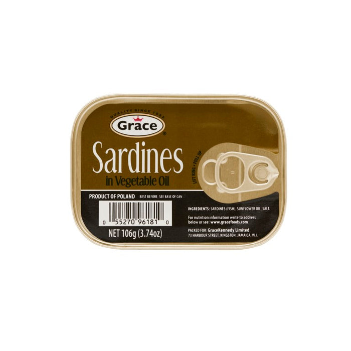 Grace Sardines In Vegetable Oil